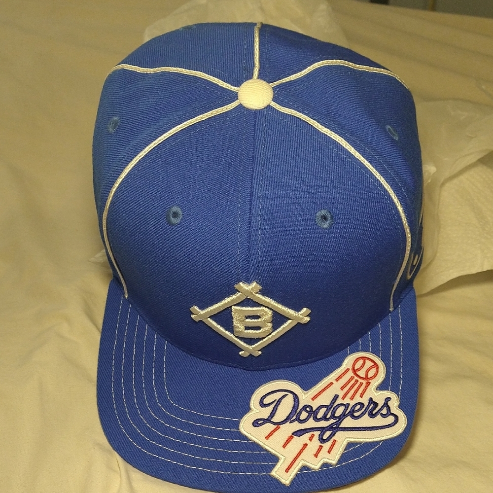 Blue Dodgers Logo Baseball Cap
